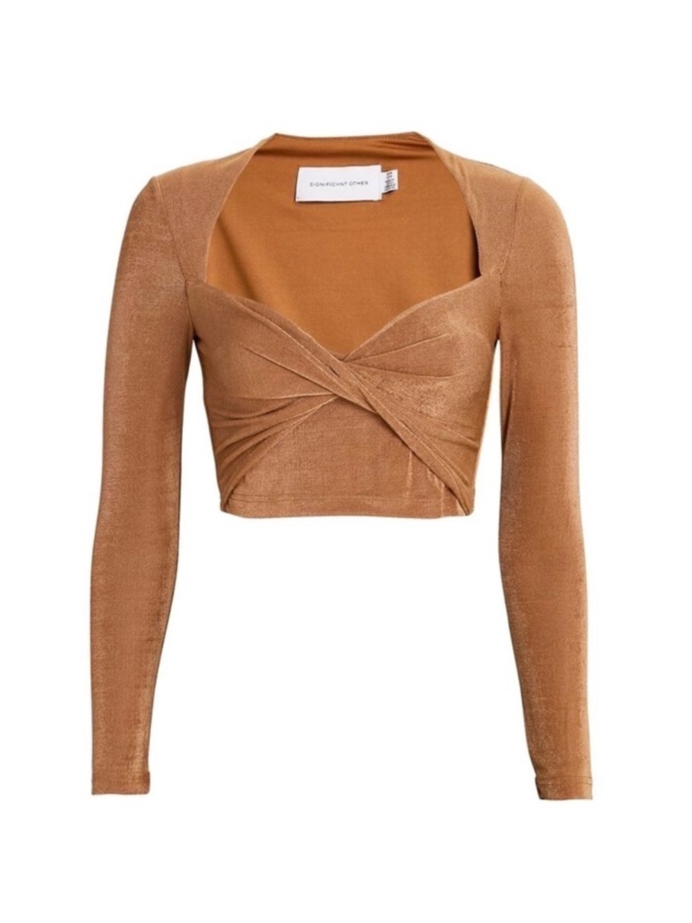 SIGNIFICANT OTHER Long Sleeve Crop Top